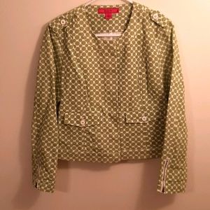 Sunset Rd., Green long-sleeved Jacket, Size 8